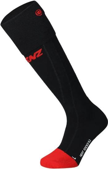 Lenz Heat Sock 6.1 Toe Cap Merino Compression  - black 39-41