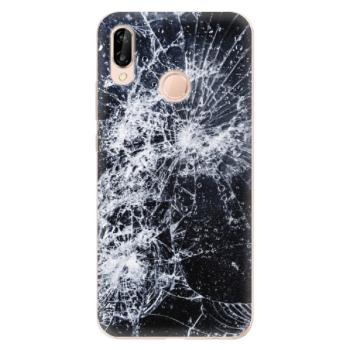 Odolné silikonové pouzdro iSaprio - Cracked - Huawei P20 Lite