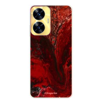 Odolné silikonové pouzdro iSaprio - RedMarble 17 - Realme C55