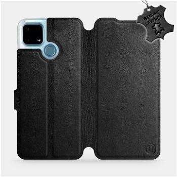 Kožené flip pouzdro na mobil Realme 7i - Černé - Black Leather (5903516588138)