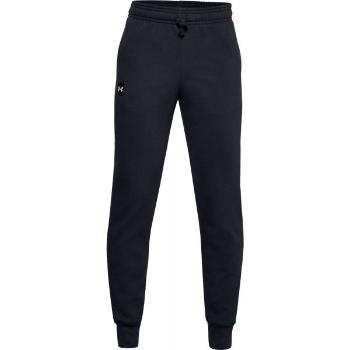 Under Armour RIVAL FLEECE JOGGERS Dětské tepláky, černá, velikost XL