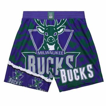 Mitchell & Ness shorts Milwaukee Bucks Lakers Jumbotron 2.0 Submimated Mesh Shorts purple - L