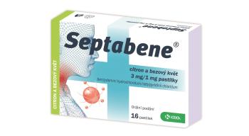 Septabene Citron a bezový květ 3 mg/1 mg 16 pastilek