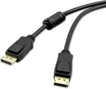 DisplayPort kabel Renkforce [1x zástrčka DisplayPort - 1x zástrčka DisplayPort] černá 1.80 m