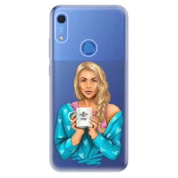 Odolné silikonové pouzdro iSaprio - Coffe Now - Blond - Huawei Y6s