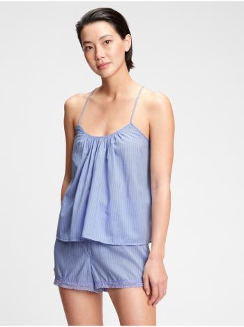 Modré dámské tílko dreamwell shirred racerback cami