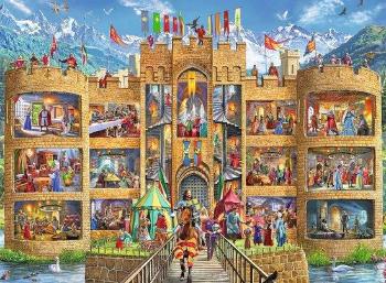 RAVENSBURGER Puzzle Pohled do rytířského hradu XXL 150 dílků