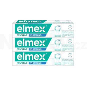 Elmex Sensitive Whitening zubní pasta 3×75 ml