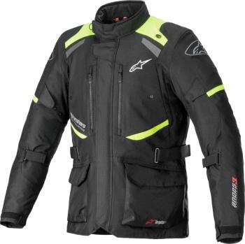 Alpinestars Andes V3 Drystar Jacket Black/Yellow Fluo 2XL Textilní bunda