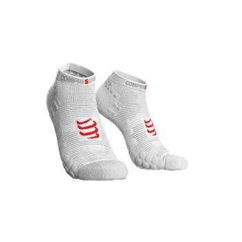 Compressport RACE V3.0 RUN LO Běžecké ponožky, bílá, velikost 39-41