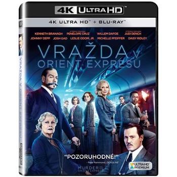 Vražda v Orient expresu (2 disky) - Blu-ray + 4K Ultra HD (BD001712)