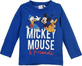 MODRÉ TRIČKO MICKEY MOUSE DISNEY S DLOUHÝM RUKÁVEM Velikost: 67