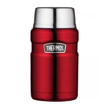 Thermos Style Termoska na jídlo se šálkem - červená 710 ml