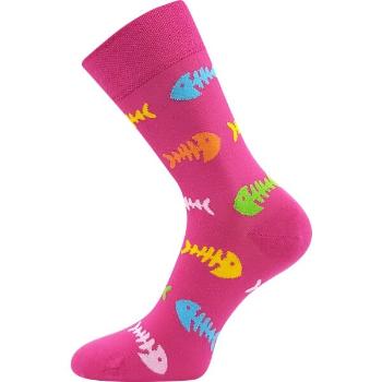 Lonka FISH Unisexové ponožky, růžová, velikost 35-38