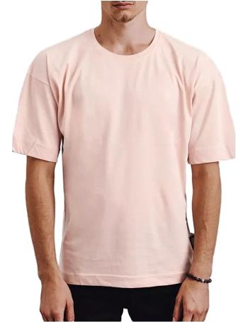 Světle růžové pánské tričko vel. L