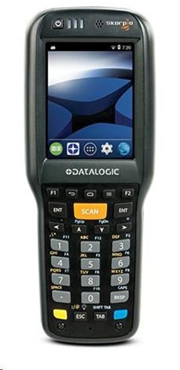 Datalogic terminál Skorpio X4 Cihla, WLAN MIMO, BT v4, 1GB/8GB, 28-Key, Green Laser 1D, Win EMB Compact 7, EU