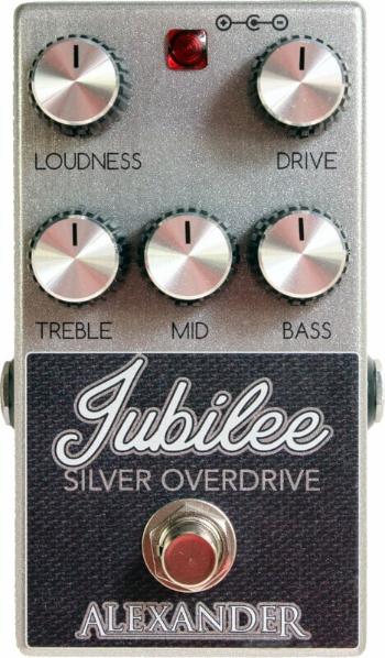 Alexander Pedals Jubilee Silver Overdrive Kytarový efekt