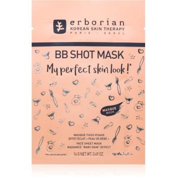 Erborian BB Shot Mask plátýnková maska s rozjasňujícím účinkem 14 g