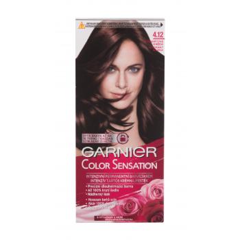 Garnier Color Sensation 40 ml barva na vlasy pro ženy 4,12 Shimmering Brown na barvené vlasy; na všechny typy vlasů