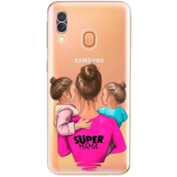 iSaprio Super Mama - Two Girls pro Samsung Galaxy A40 (smtwgir-TPU2-A40)