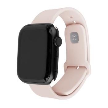 FIXED Set silikonových řemínků Silicone Sporty Strap pro Apple Watch 42/44/45mm FIXSST2-434-PI, růžový