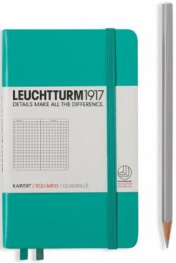 Zápisník Leuchtturm1917 Emerald Pocket čtverečkovaný