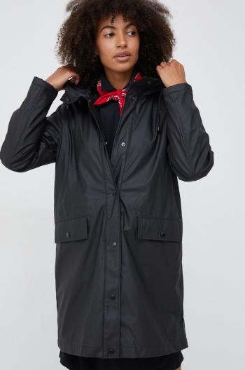 Nepromokavá bunda Vero Moda dámská, černá barva, přechodná