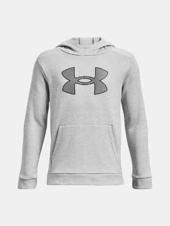 Under Armour UA Armour Fleece Big Logo HD Mikina dětská Šedá