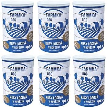 FARMKA DOG s lososem 400 g, 6 ks (8594025084692)