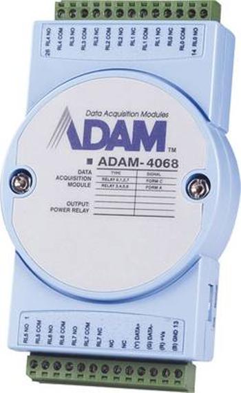 Výstupní modul DI/O, relé Advantech ADAM-4068, Počet výstupů 8 x, 12 V/DC, 24 V/DC