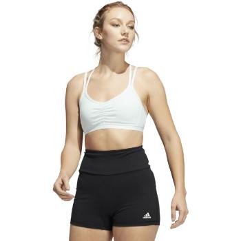 adidas YO ESS LS BRA Dámská sportovní podprsenka, světle modrá, velikost XL