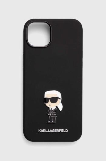 Obal na telefon Karl Lagerfeld iPhone 15 Plus / 14 Plus 6.7'' černá barva