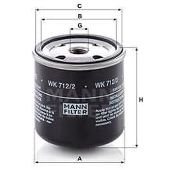 MANN-FILTER WK712/2 (WK712/2)