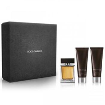 Dolce Gabbana The One for Men Dárková sada pánská toaletní voda 100 ml, After Shave Balsam ( balzám po holení ) The One for Men 50 ml a sprchový gel T