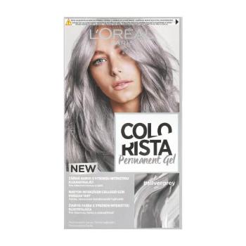 L'Oréal Paris Colorista Permanent Gel 60 ml barva na vlasy pro ženy Silver Grey na barvené vlasy; na všechny typy vlasů