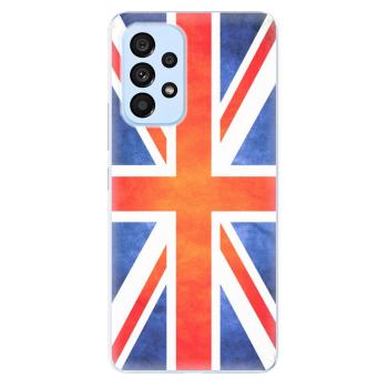 Odolné silikonové pouzdro iSaprio - UK Flag - Samsung Galaxy A73 5G