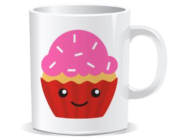 Hrnek Premium Kawaii cupcake