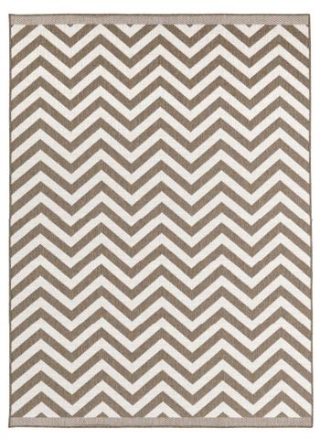 NORTHRUGS - Hanse Home koberce Kusový koberec Twin Supreme 103434 Palma brown creme - 80x150 cm Hnědá