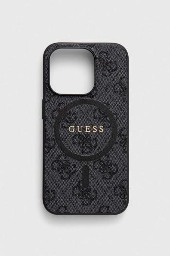 Obal na telefon Guess iPhone 15 Pro 6,1" černá barva