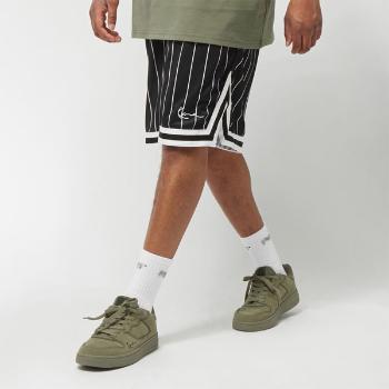 Kraťasy Karl Kani Small Signature Pinstripe Mesh Shorts Black - XL