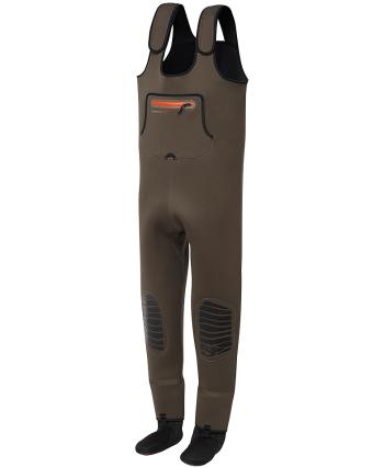 Scierra brodící kalhoty kenai neo 4 mm chest stockingfoot brown - xl 44-45