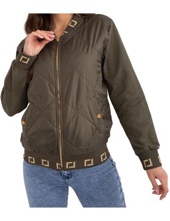 Khaki prošívaný bomber vel. S/M