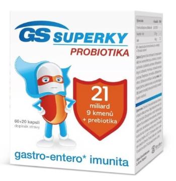 GreenSwan GS Superky probiotika 60+20 kapslí