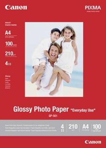 Fotopapír Canon Glossy GP-501, 0775B001, A4, 100 listů