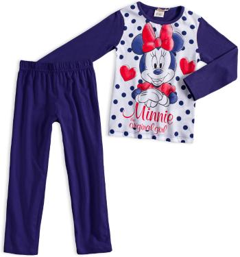Dívčí pyžamo z BIO bavlny DISNEY MINNIE ORIGINAL GIRL modrofialové Velikost: 98