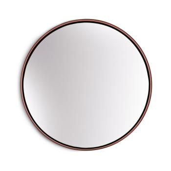 Casa Chic Fournier Nástěnné zrcadlo s kovovým rámem kulaté 58,8 x 58,8 cm 
