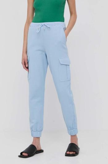 Bavlněné kalhoty MAX&Co. dámské, jogger, high waist