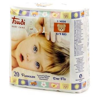 Trudi Baby Dry Fit 00693 Perfo-Soft vel. Medium 4–9 kg (20 ks) (8007300006932)