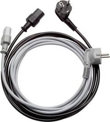 Síťový kabel s IEC zásuvkou LAPP ÖLFLEX PLUG H05VV-F 3G1,5/5000 GY 73222381, 5.00 m, šedá