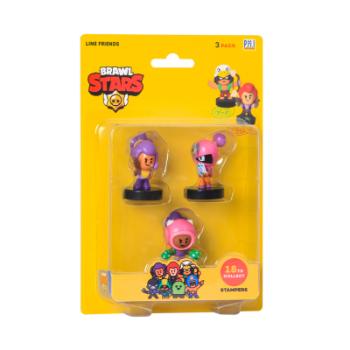 Figurky Brawl Stars 3 pack série 1 s razítky